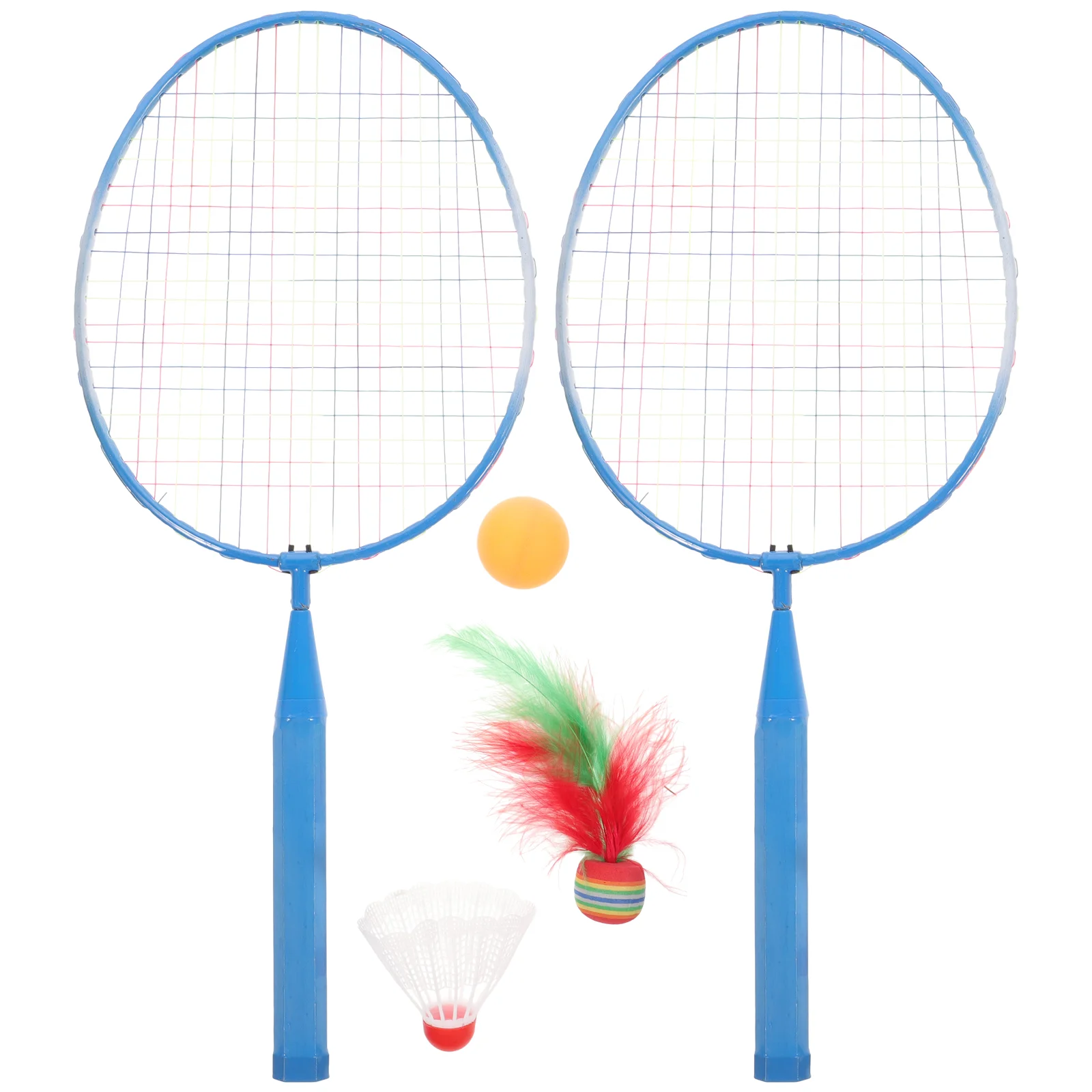 

Badminton Tennis Rackets Balls Set Children Kids Outdoor Sports Parent-Child Sports Educational Sports Game Toys for Children