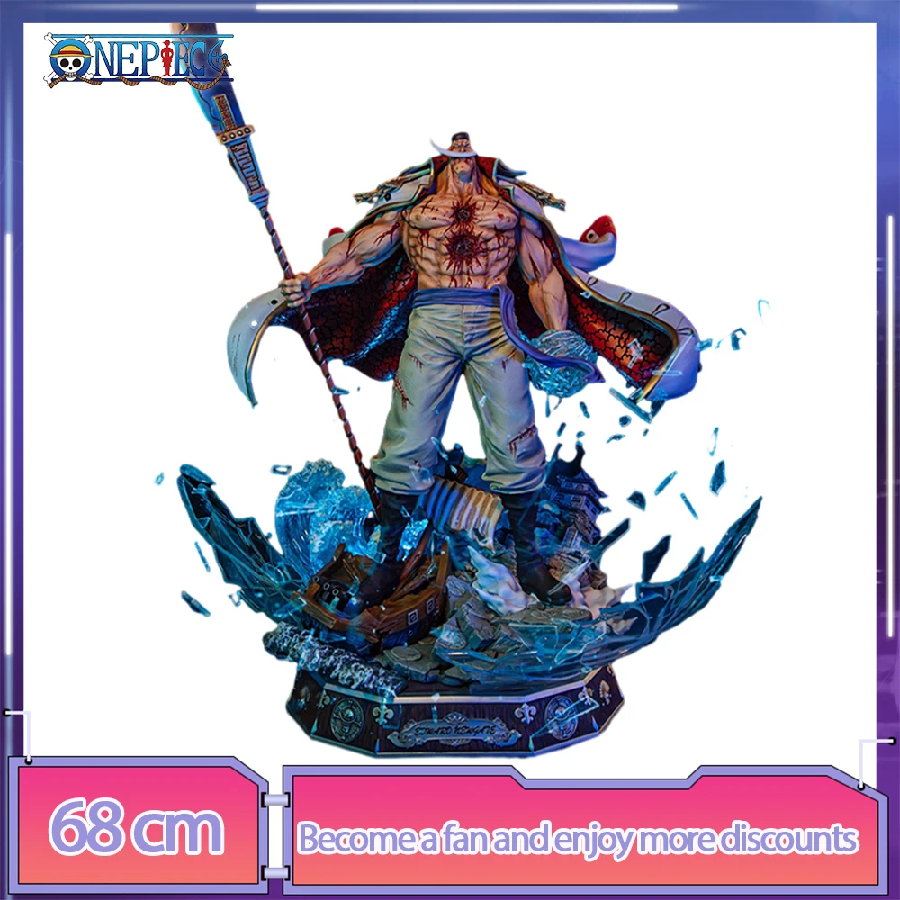 

One Piece Action Figures Edward Newgate Anime Figure Whitebeard Figurine 68cm Model Pvc Statue Doll Collectible Decora Toy Gift