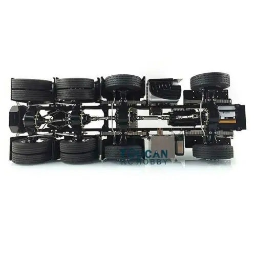 In Stock 1/14 LESU 8*8 Metal Chassis for DIY Tamiyaya  3363 56348 1851 Model RC Truck Toy TH15092 3