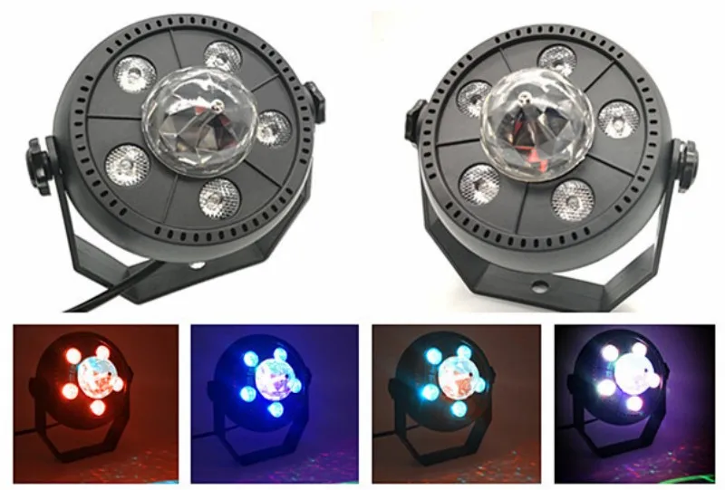 Description Picture 5 of itemPar Light Colorful Rotating Mini Magic Ball DMX Laser Projector Stage Lighting DJ Disco Party Holiday Dance Wedding Effect Lamp