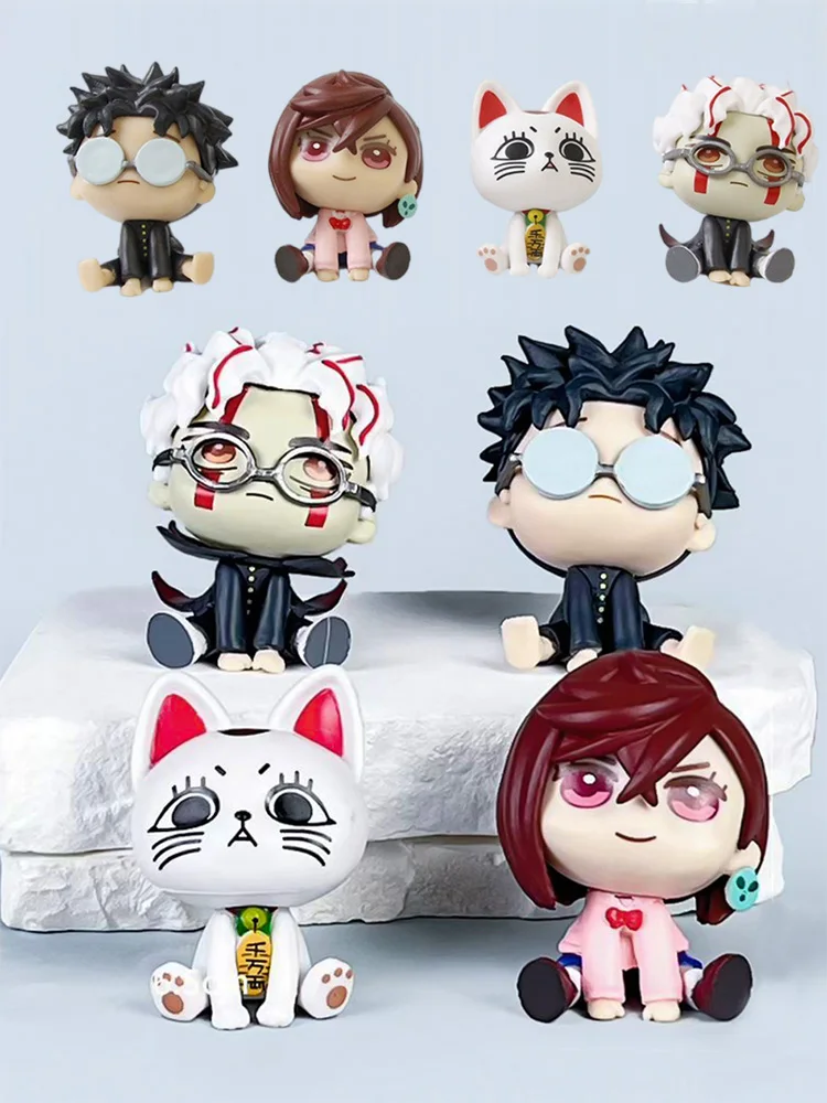 4Pcs Anime DanDadan Figur Autobahn Oma Ayase Momo Okarun Figur PVC Action Modell Statue Auto Hause Decora Puppe Spielzeug geschenke Heißer – Detail 1