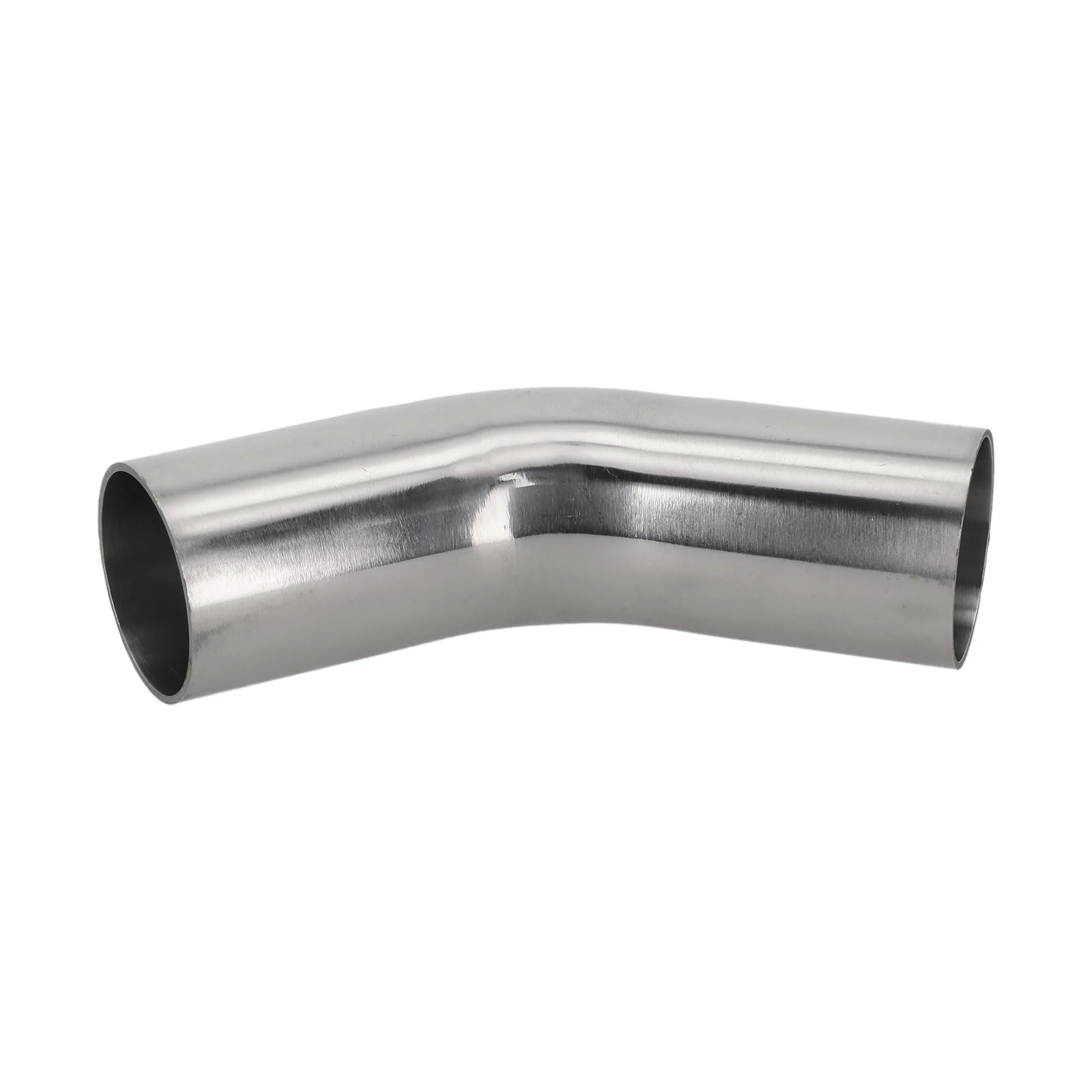 Elbow 45° Degree Bend Exhaust Pipe Versatile Stainless Steel Polished 19-51mm Automotive Exhaust Pipe Connection Fittings