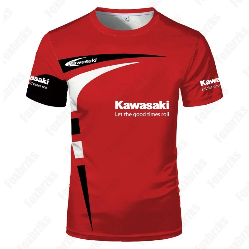 24/25 Summer Men Kawasaki Motorcycle Quick Drying T-Shirt