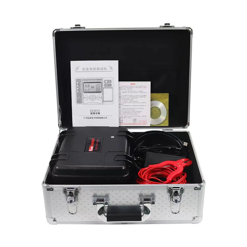 Transformer Four Wire Method DC Resistance Tester USB Bluetooth Function DC Resistance Tester 20A