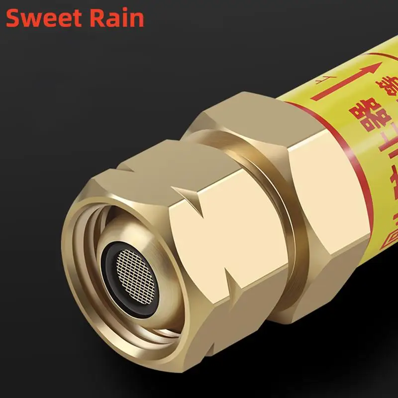 1 Pcs Flashback Arrestor Check Valve Flame Buster Oxygen Acetylene HF-2 for Pressure Regulator Mount Gas Welding Cutting