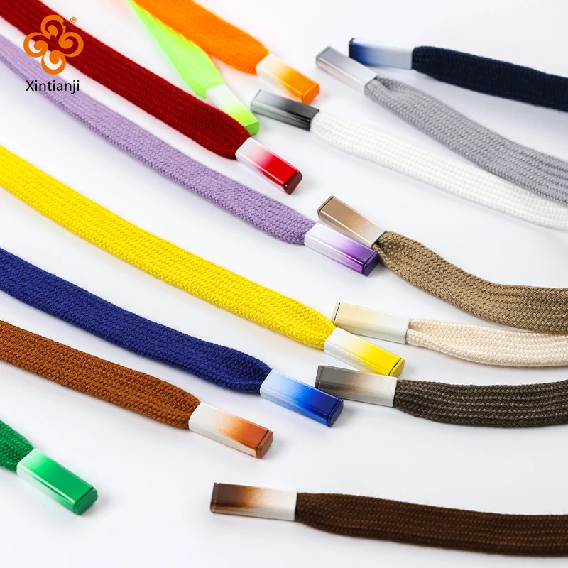 Flat Cotton Hoodie String Stoppers Fat Drawstrings Twisted Cord Pants Rope Drawstring Replacement DIY Sewing Accessories 12mm Cotton rope,Clothing accessories