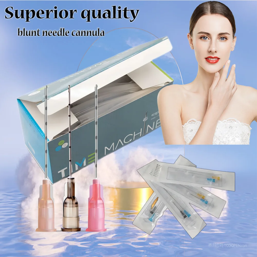 50PCS Micro Tip Blunt Cannula Filler 18G 20G 21G 22G 25G 27G 30G 25/38/50/70mm Disposable Sterile Syringe Needle