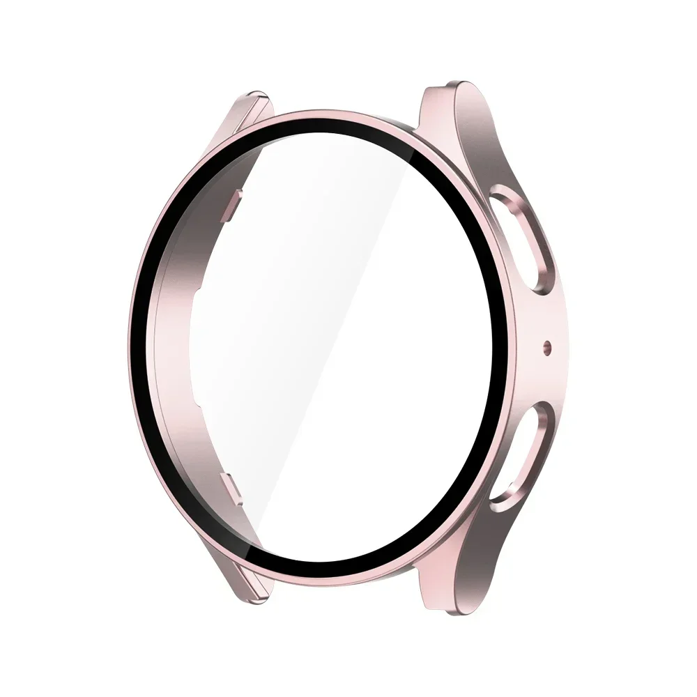 Premium Tempered Glass & PC Protective Bumper for Samsung Galaxy Watch - All-Around Screen Protector