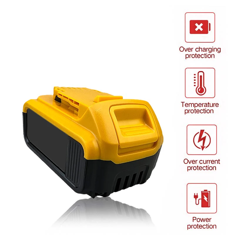 

Аккумуляторная батарея Dewei Tools, 20 в, 6000 мАч, для инструментов DCB205 DCD74 DCB201 DCG412 DCD740 DCB203 и др.