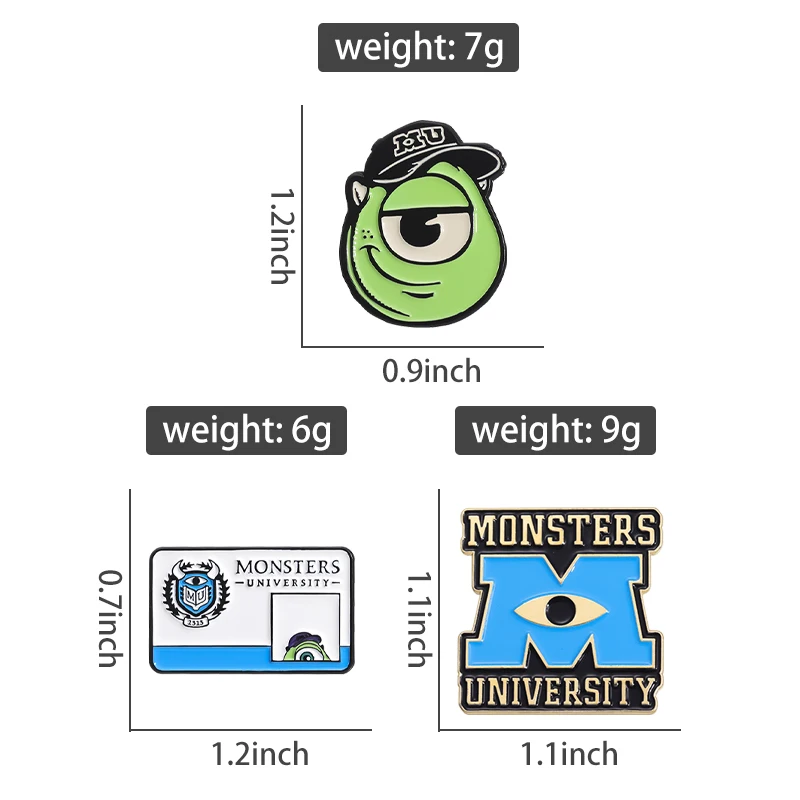 Enamel Pins Cartoon Anime Movie Role Brooch Film Peripheral Souvenir Badges Clothes Lapel Accessories Gift