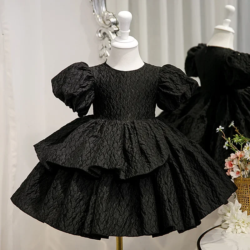 

Fancy Flower Girls Prom Gowns Teenagers Dresses for Girl Children Party Clothing Kid Evening Formal Dress for Bridesmaid Wedding