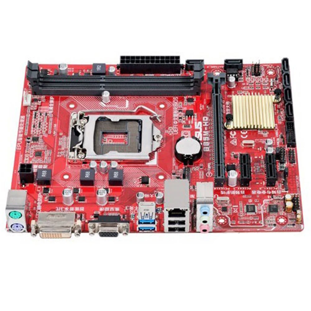 Motherboard 1150 Ddr3 16gb Pci-e 3.0 Sata Iii Usb 3.0 Vga Micro Atx Suporta I54690 I5-4570 I3-4170 Asus-b85m-hq - Imagem 3