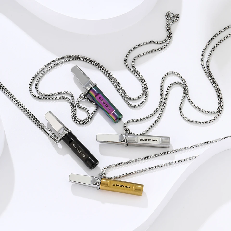 Mindfulness Breathing Necklace for Stress Relief