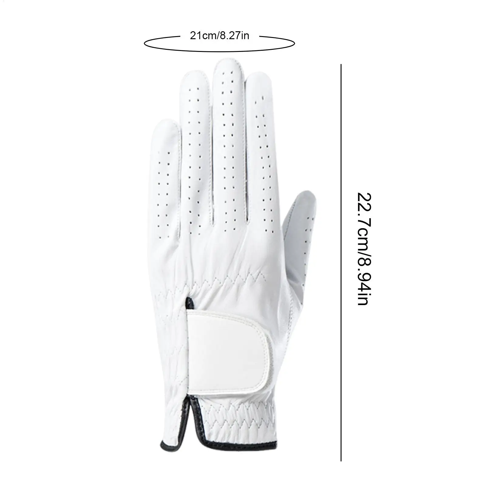 Mens Golf Glove Breathable Golf Glove Men Left Hand Padded Ergonomic Protective Grip For Women Driving Riding Cycling Fishing