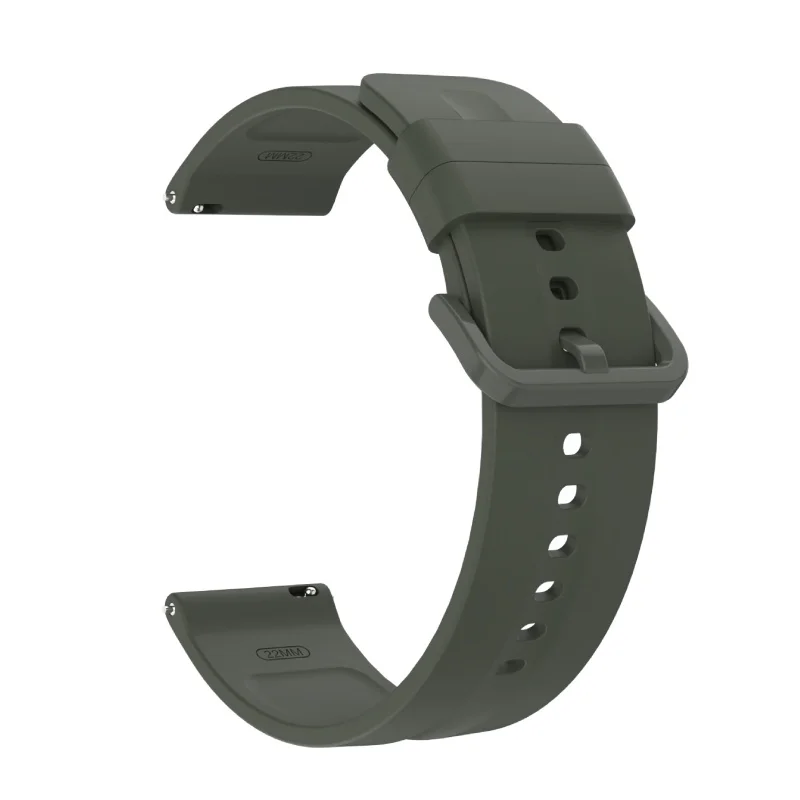 Silicone Sports Strap - Premium Soft Wristband, 22mm