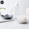 Newest Soap Box Lotus Shape Non-slip Portable Silicone for Draining Soap Tray Draining Soap Dish Kitchen Bathroom Accessories 5