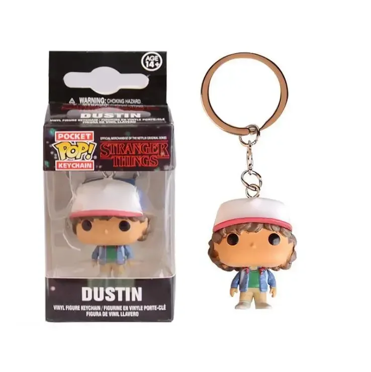 thumbnail image 5 of Funko Pop ELEVEN Demogorgon DUSTIN Barb Llavero Figura Modelo Coleccionable Muñecas Juguetes para Niños, 5 of 5