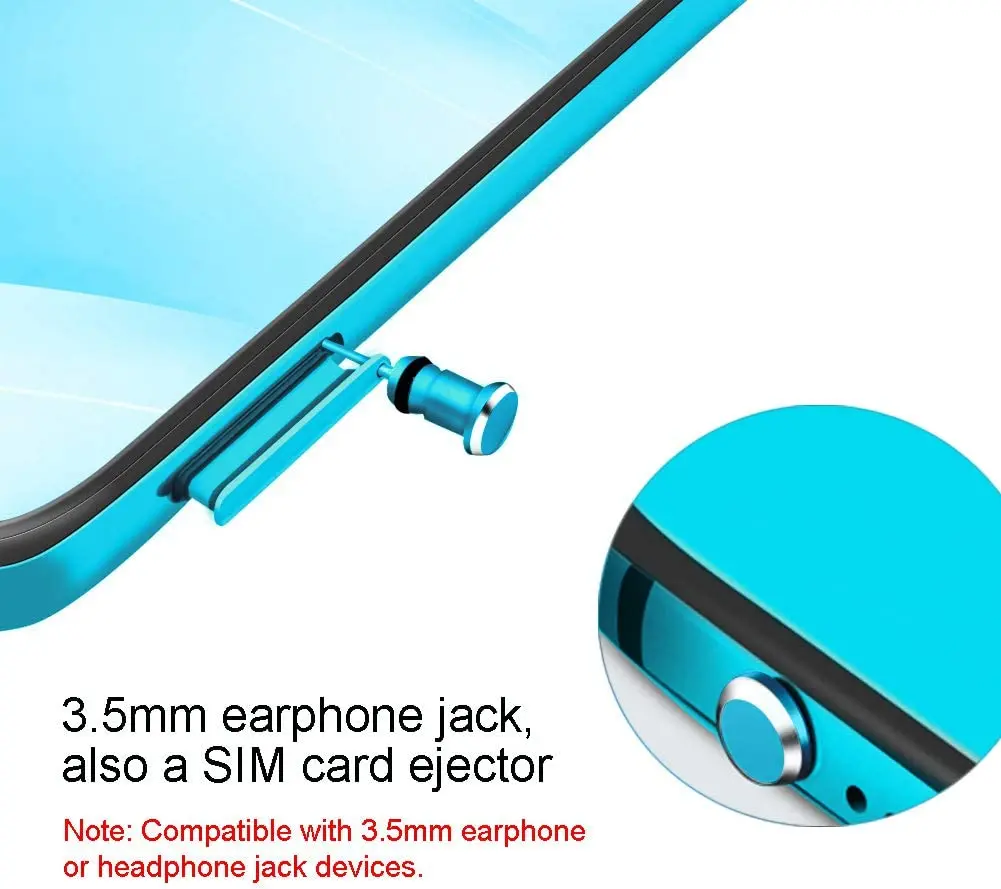 Coperchietto (spina) antipolvere per smartphone (Coperchio per TYPE C & JACK 3.5mm) 9 Coperchietto (spina) antipolvere per smartphone (Coperchio per TYPE C & JACK 3.5mm) - immagine 5