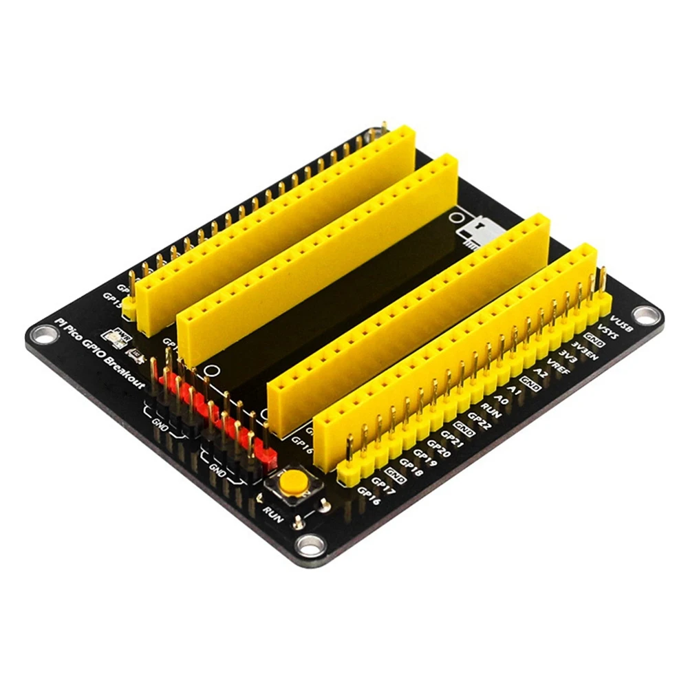 

Расширитель для Raspberry Pi Pico GPIO, плата расширения «сделай сам» без необходимости пайки, модули внешних датчиков