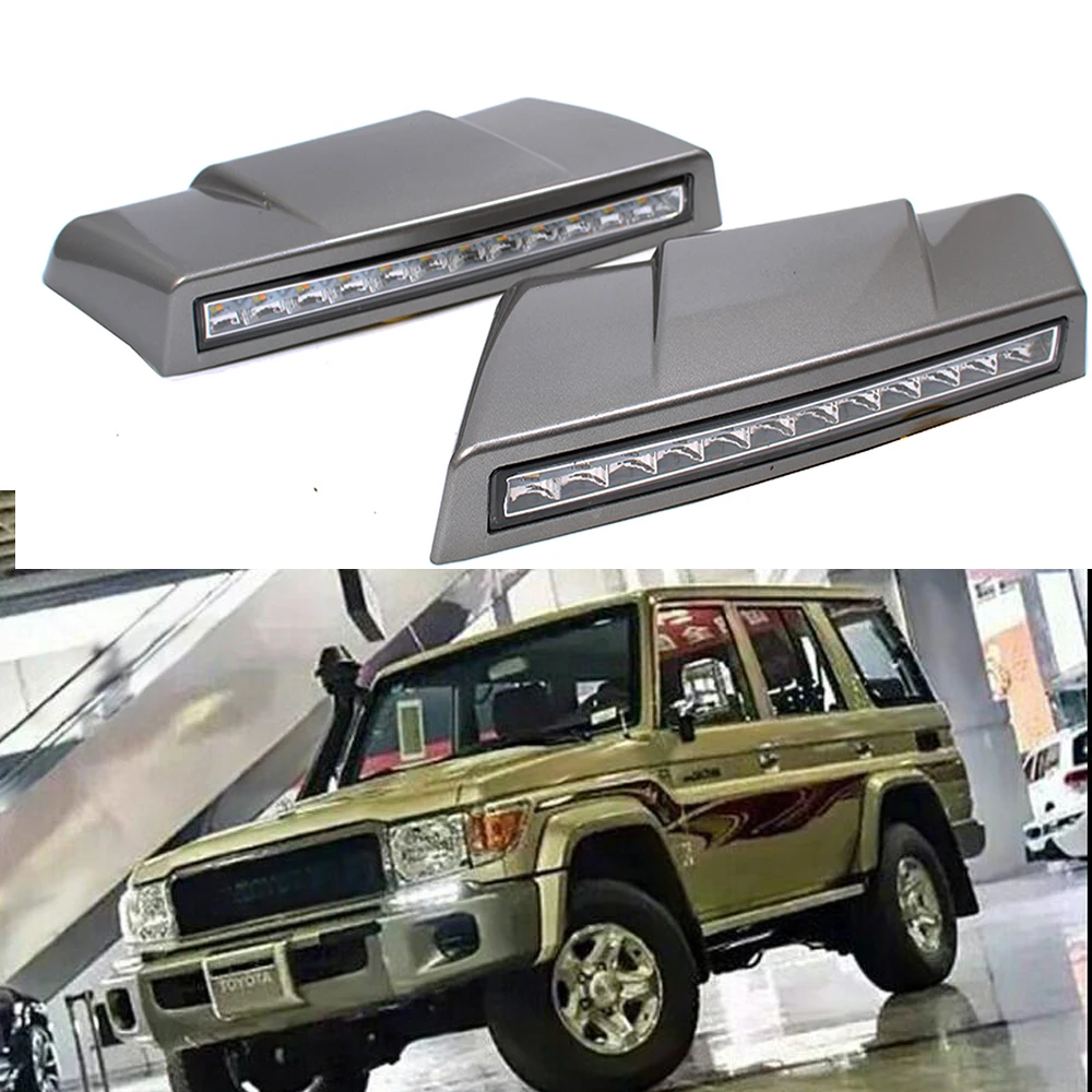 Дневные ходовые огни для Toyota Land Cruiser 76 LC70 LC76 LC79 12 В 2 шт. |