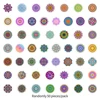 50PCS Fresh Plant Flower/Datura Stickers for Mobile Computers, Water Cups, Decorative Stickers for Laptops Waterproof  Stickers 4