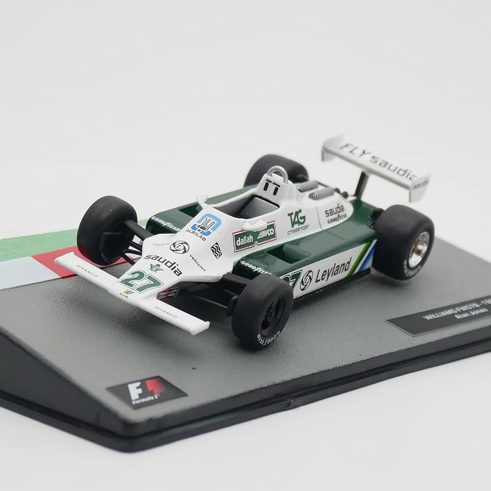 

Ixo 1:43 Racing Alan Jones 1980 Williams FW07B Diecast Car Model Metal Toy Vehicle