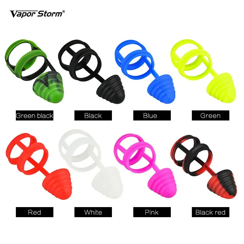 1Pieces25mmUniversalSoftSiliconeDripTipDustCapVapeBandFor