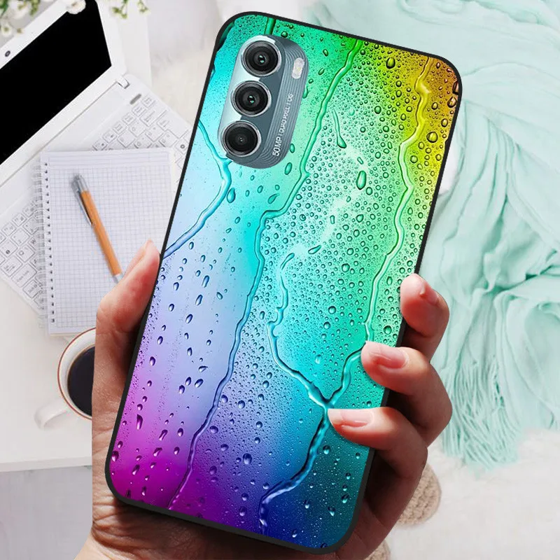 Lion & Wolf Black Silicone Soft Back Protective Case - Sleek & Stylish Cover