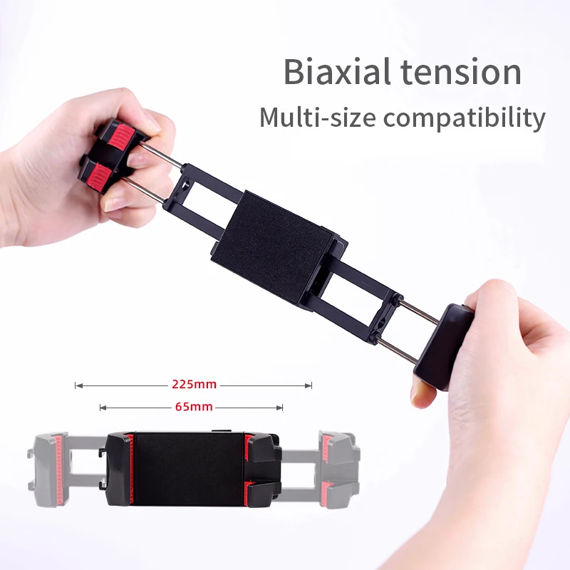 Universal Phone Tablet Clip Multifunctional Cellphone Holder Tripod With 1/4 Screw Adapter for iPad 12.9 Inch Microphone Tablet Holder