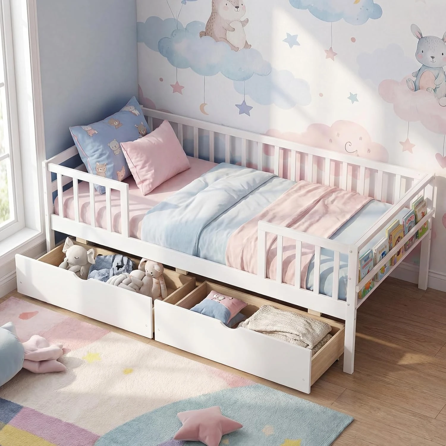 Kids Storage Twin Bed 1