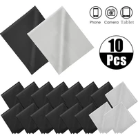 10pcs Glasses & Screen Cleaner Microfiber Cleaning Cloth For Camera Lens Mobile Phone Laptop Screen Cleaning Wipes For iPad Pro 1