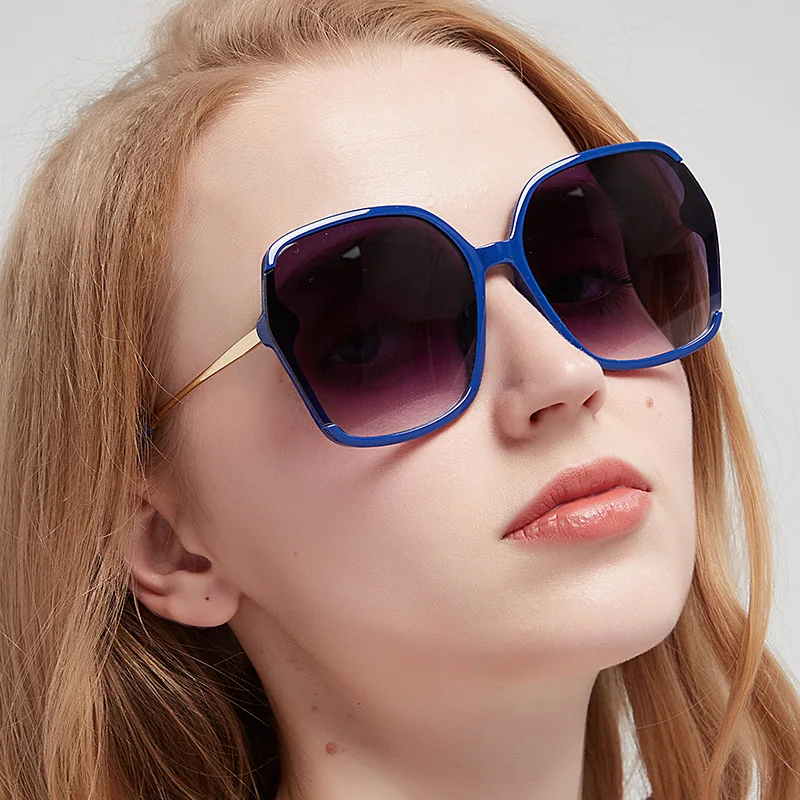 

OLOPKY 2023 Oversized Square Sunglasses Women Luxury Brand Eyewear Women/Men Vintage Glasses Women Beach Outdoor Gafas UV400