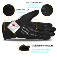 MOREOK Winter -20°F 3M  Warm Gloves Cycling Outdoor Sports Running Motorcycle Ski Touch Screen Non-slip Wear-re Gloves 5
