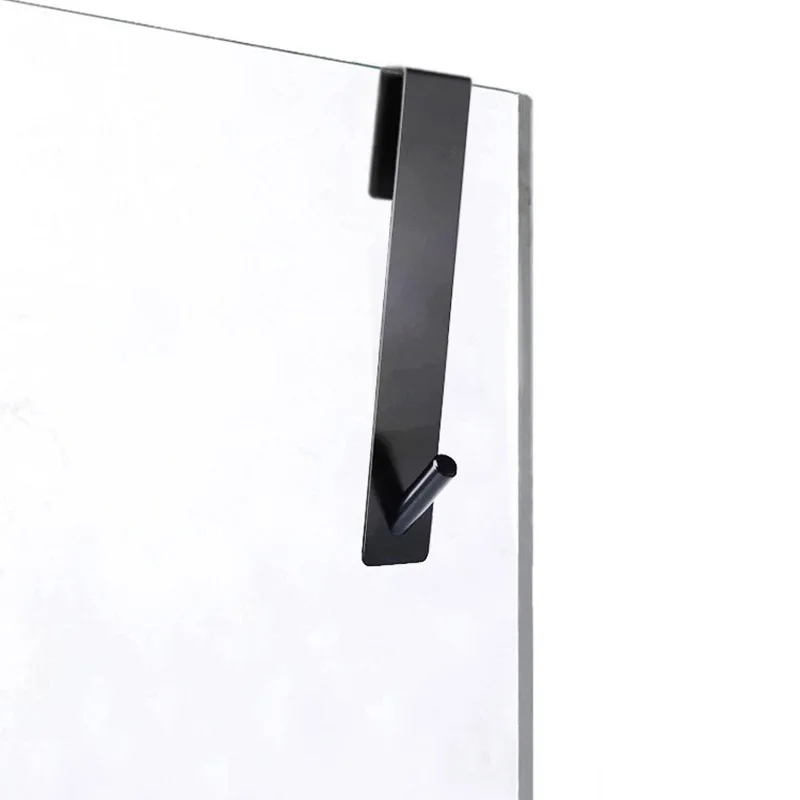 Description Picture 5 of itemStainless Steel Over Glass Door Shower Door Back Shower Towel Rack S-Shape Bathroom Bathrobe Hanger Holder Hooks