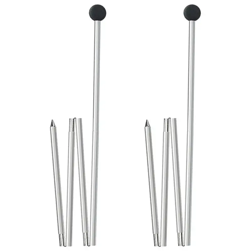 

Outdoor Aluminum Canopy Pole Canopys Pole Beach Tent Support Frame Top Ball Telescopic Hall Pole For Camping Tarp Pole Support