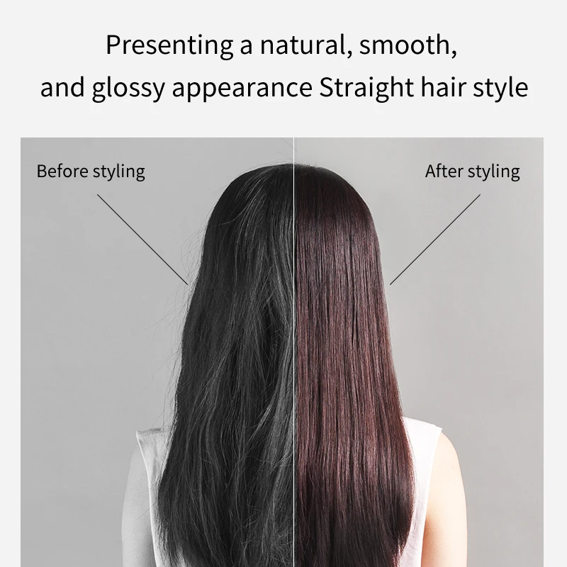 2 IN 1 Professional Hair Straightener & Hair Dryer Heat-Up Hair Flat Iron, Compatible for Dyson Airstrait™ straightener 5