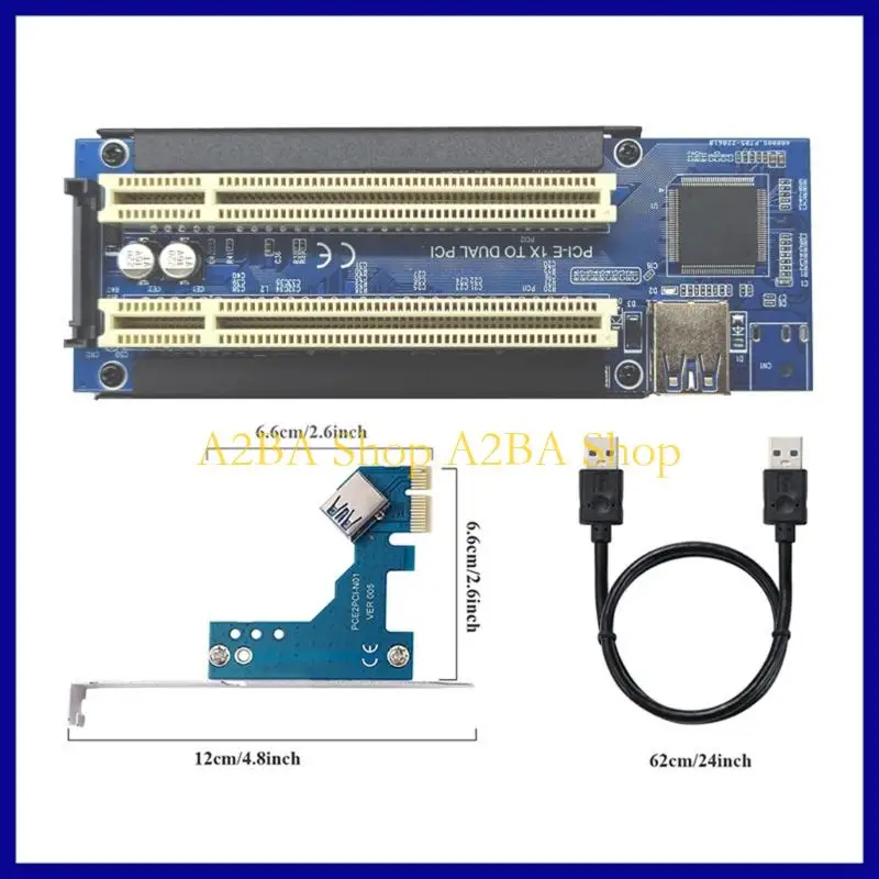 데스크탑용 A2BA PCIE-두 배 PCI 확장 PCIE 어댑터 카드 비디오 캡처 제어