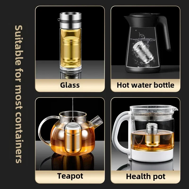 Tea Strainer Stainless Steel Tea Infuser Tea Leaves Spice Seasoning Ball Strainer Teapot Fine Mesh Coffee Filter Teaware