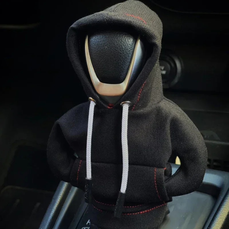 Universal Gear Shift Hoodie Cover - Stylish Car Interior Decoration and Novelty Gift