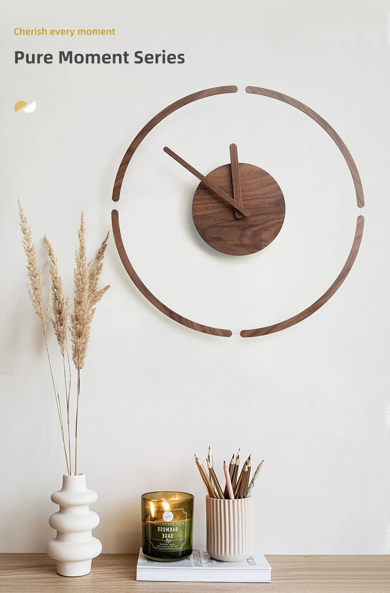 Reloj Minimalista Reloj Cocina Nordico Reloj De Pared De Cristal