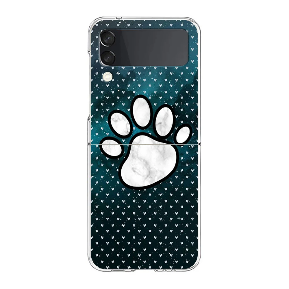 Dog Paw Print Cute Transparent Shockproof Phone Case