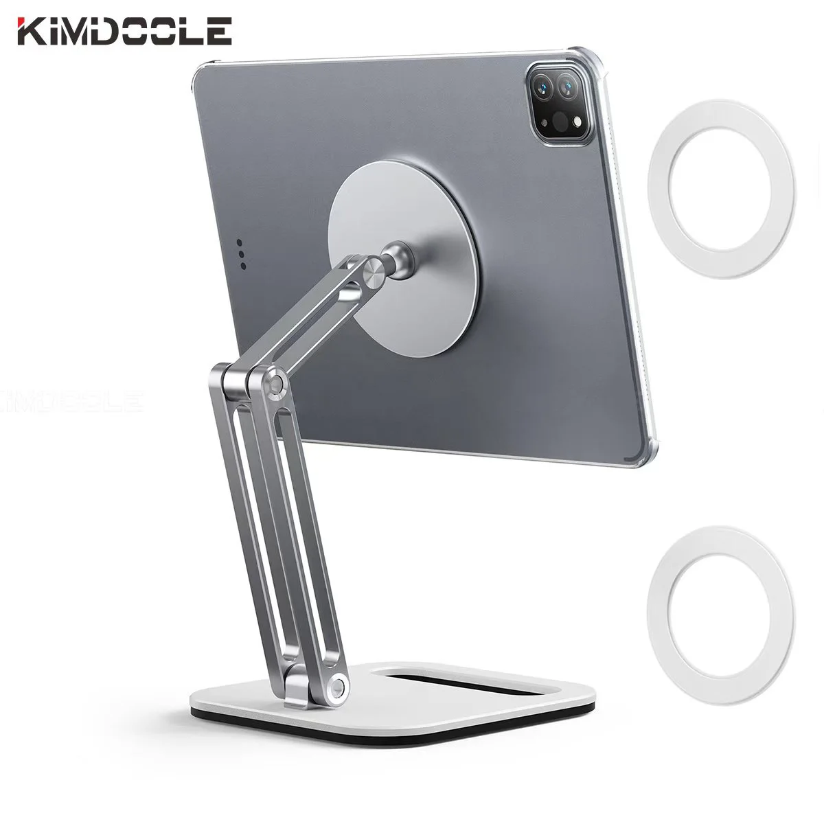 Artpowers Metal Magnetic Tablet Holder for Desk - Sturdy Universal Stand for Tablets