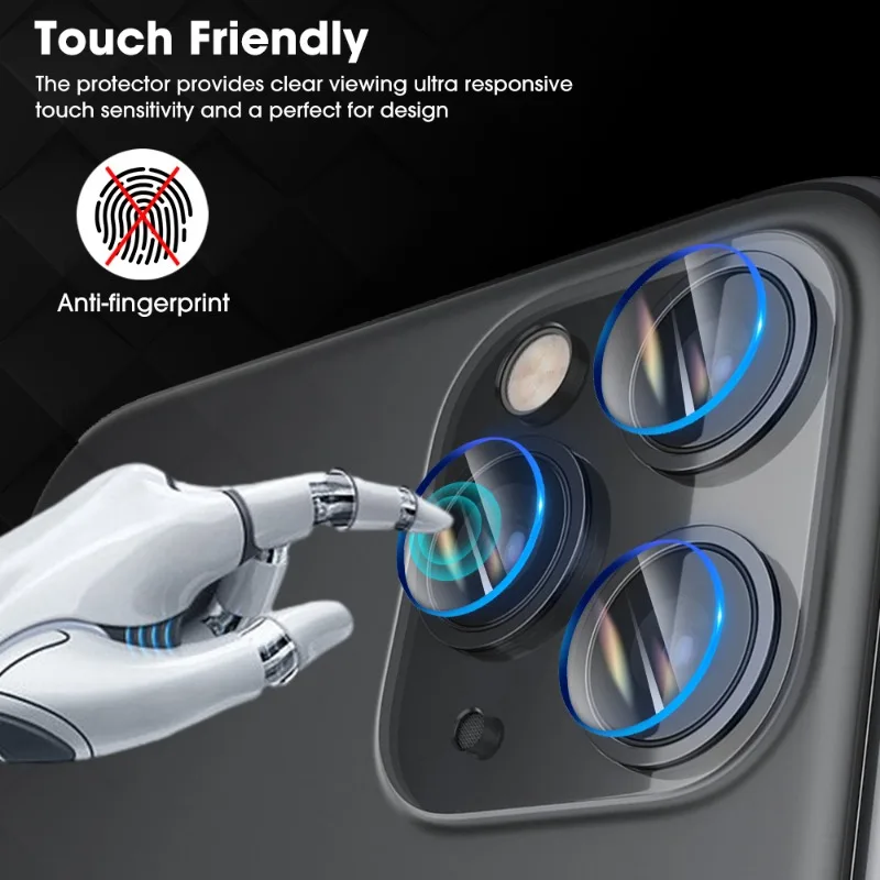 Ultra Thin Camera Lens Protector for Iphone 15pro 15ProMax 9H Hardness Tempered Glass for Iphone 15 Plus Lens Protective Film