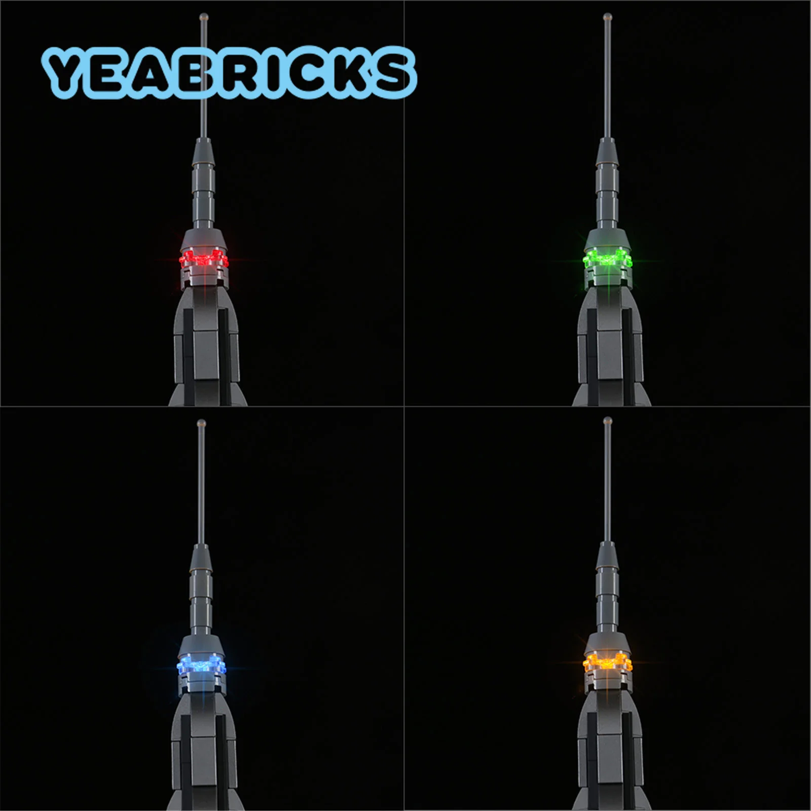 YEABRICKS LED Light Kit for 21046 Empire State Blocks Set (NOT Include the Model) Bricks Toys for Children images - 6