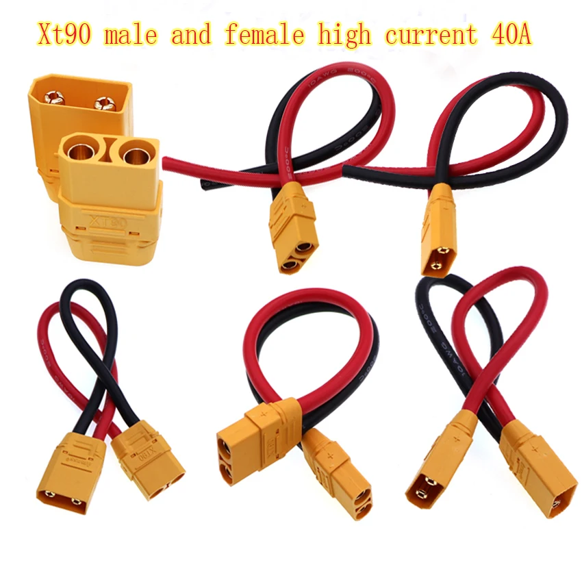 10/20/30/40/50CM UAV Wire Harness Accessories Amass XT90 Male and