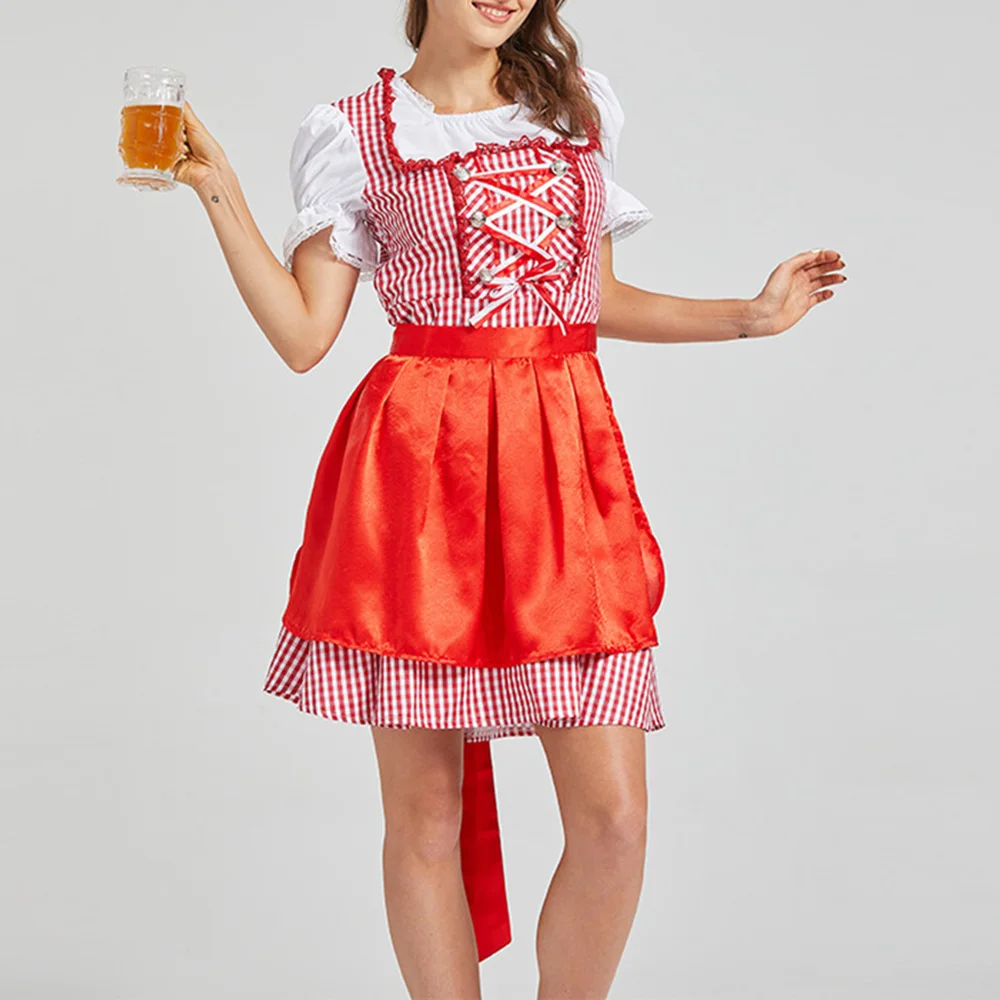 Oktoberfest Bavarian Dresses 2023 Germany Costume Women Traditional Festival Halloween Carnival Beer Girls Maid Cosplay Vestidos