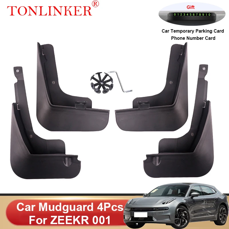 4-Piece Mud Flap Set For Buick Envision 2021-2023 - Custom Molded Splash Guards With Installation Kit