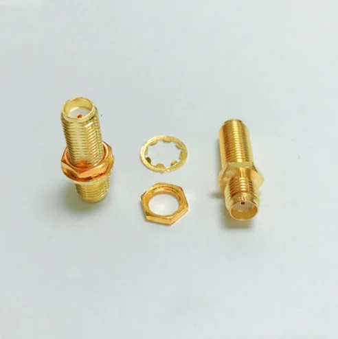 1pcs RP-SMA/SMA male to SMA male/Female RF coaxial Straight adapter Connectors bnc sma adapter