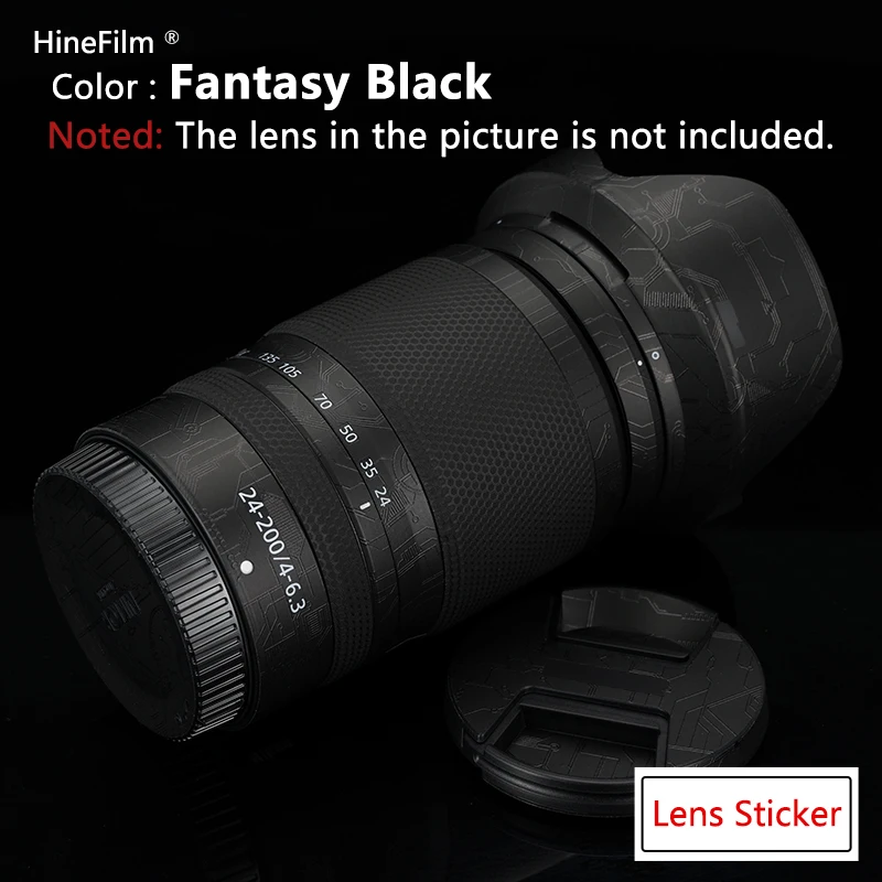 24200 Lens Stickers Lens Cover Skin For Nikon Nikkor Z 24 200 F4 6.3 VR