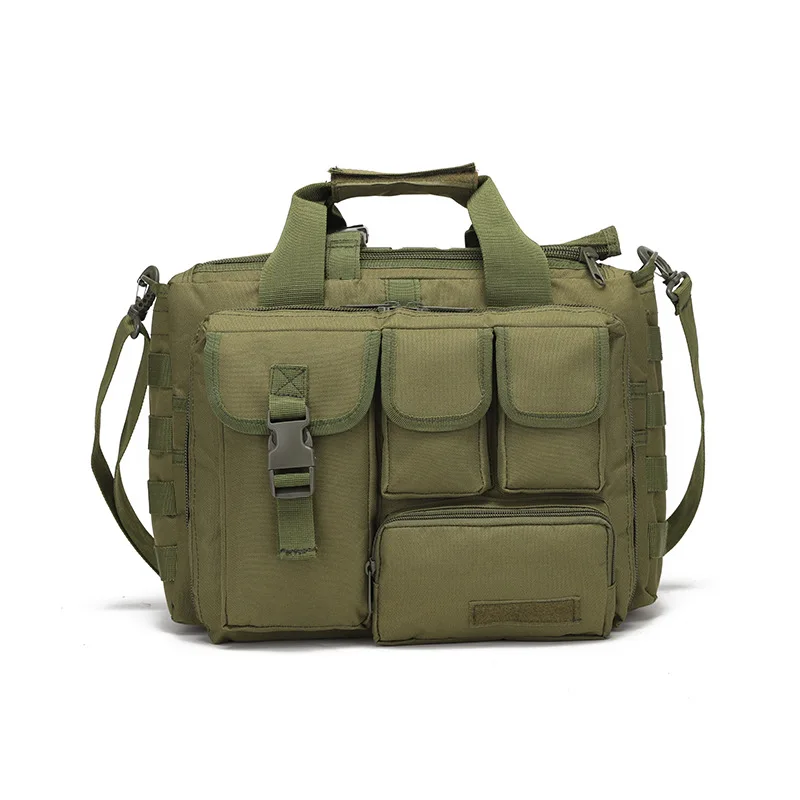 Borsa Tattica Militare Messenger - Per Laptop, Con Sistema MOLLE, Nero - Foto 2